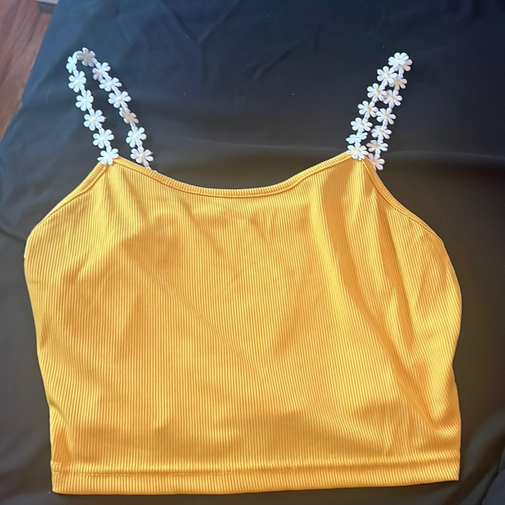 Cute cropped spring tank